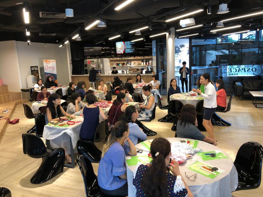 Team building clay workshop at Ascendas-Singbridge