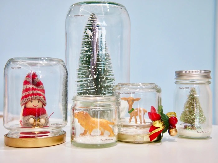 Christmas Snowglobe workshop make your own snowglobe
